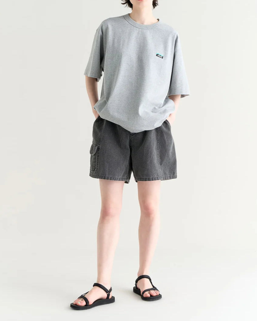 NANGA / ECO HYBRID BOX LOGO EMBROIDERY TEE