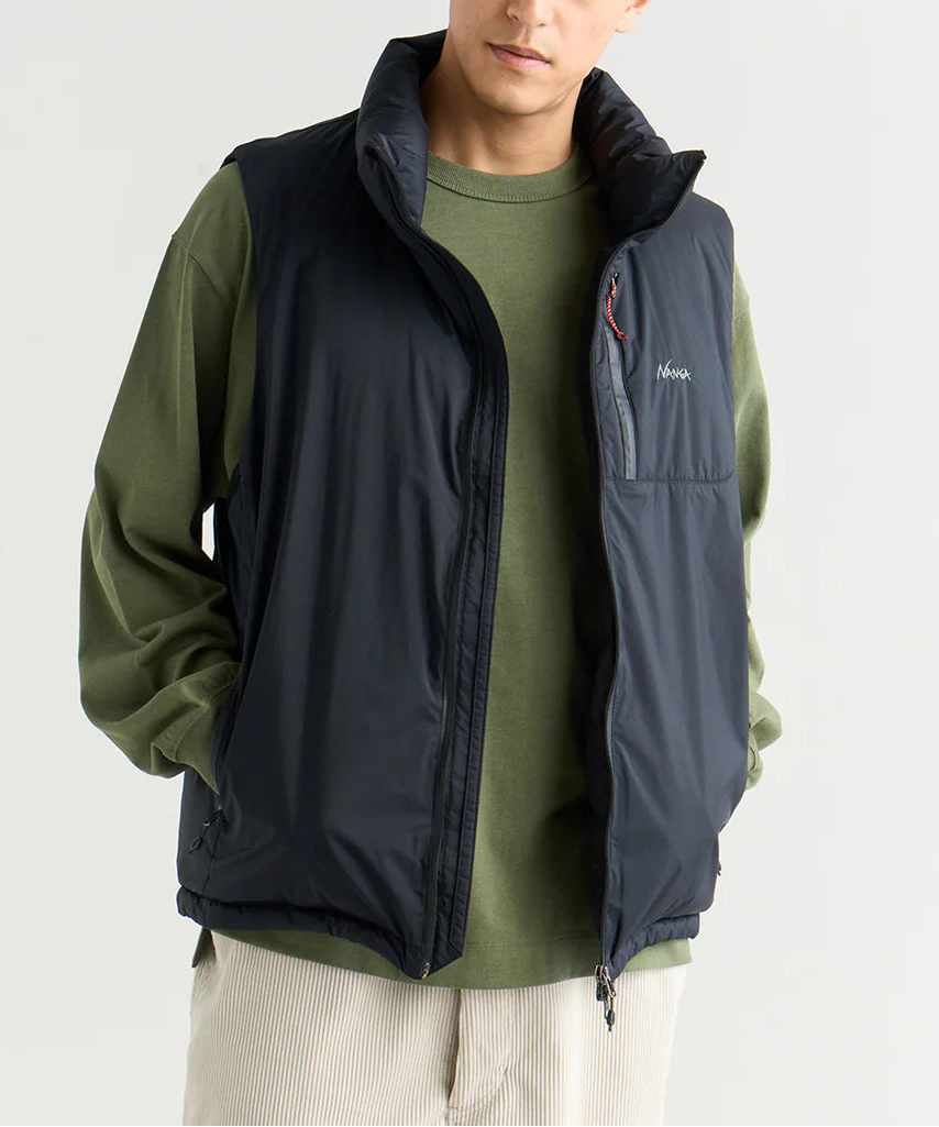 NANGA / AURORA TEX STAND COLLAR DOWN VEST