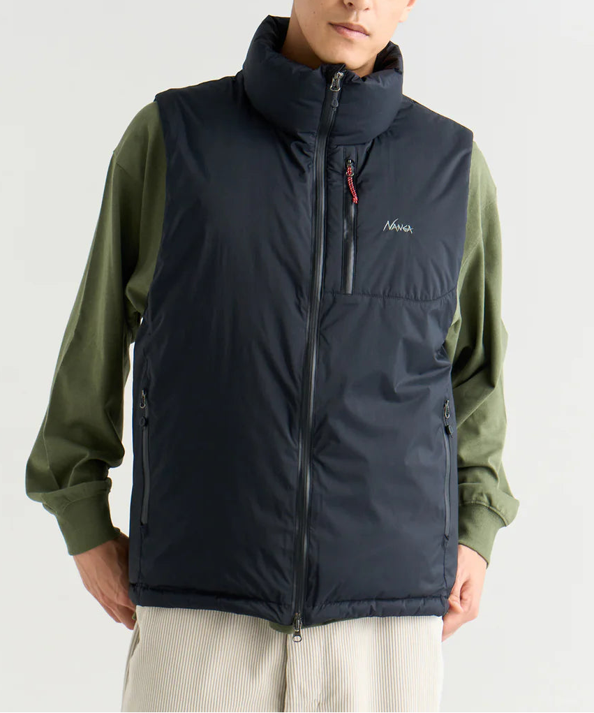 NANGA / AURORA TEX STAND COLLAR DOWN VEST
