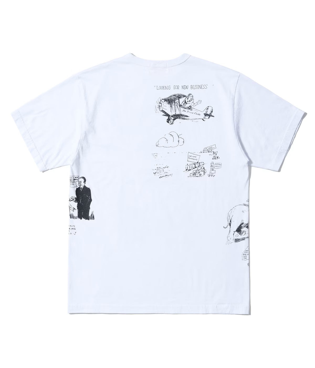 SUGAR CANE / Lot No. SC79584 / 1920's CARTOON T-SHIRT “AMONG OURSELVES”