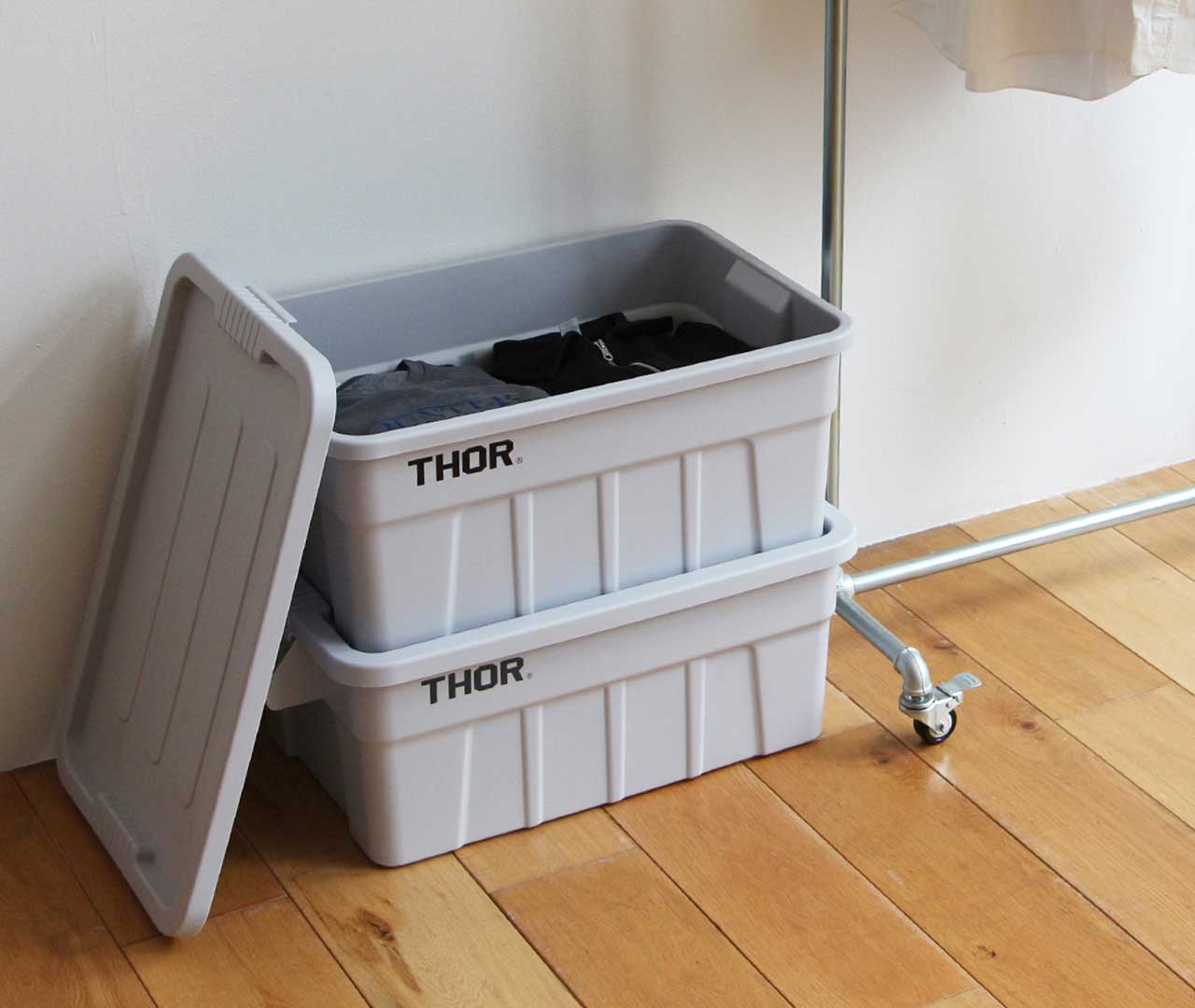 THOR / Large Totes With Lid 53L