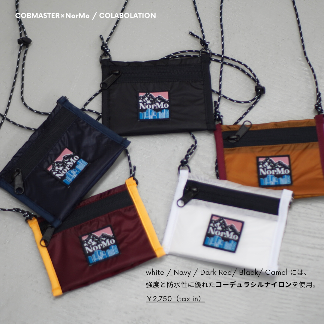 COBMASTER × NorMo/別注クージーサコッシュ