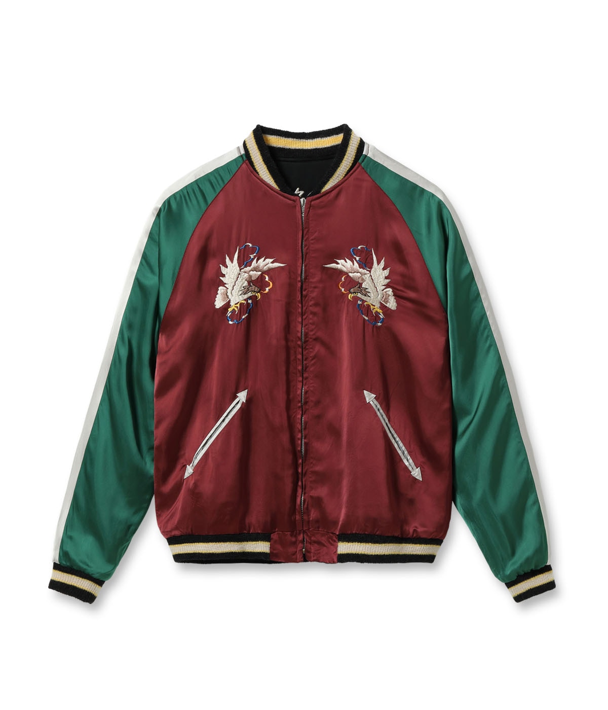 TAILOR TOYO / Lot No. TT15713-119 / Early 1950s Style Acetate Souvenir Jacket “KOSHO & CO.” Special Edition “PIT VIPER” × “EAGLE & SNAKE”