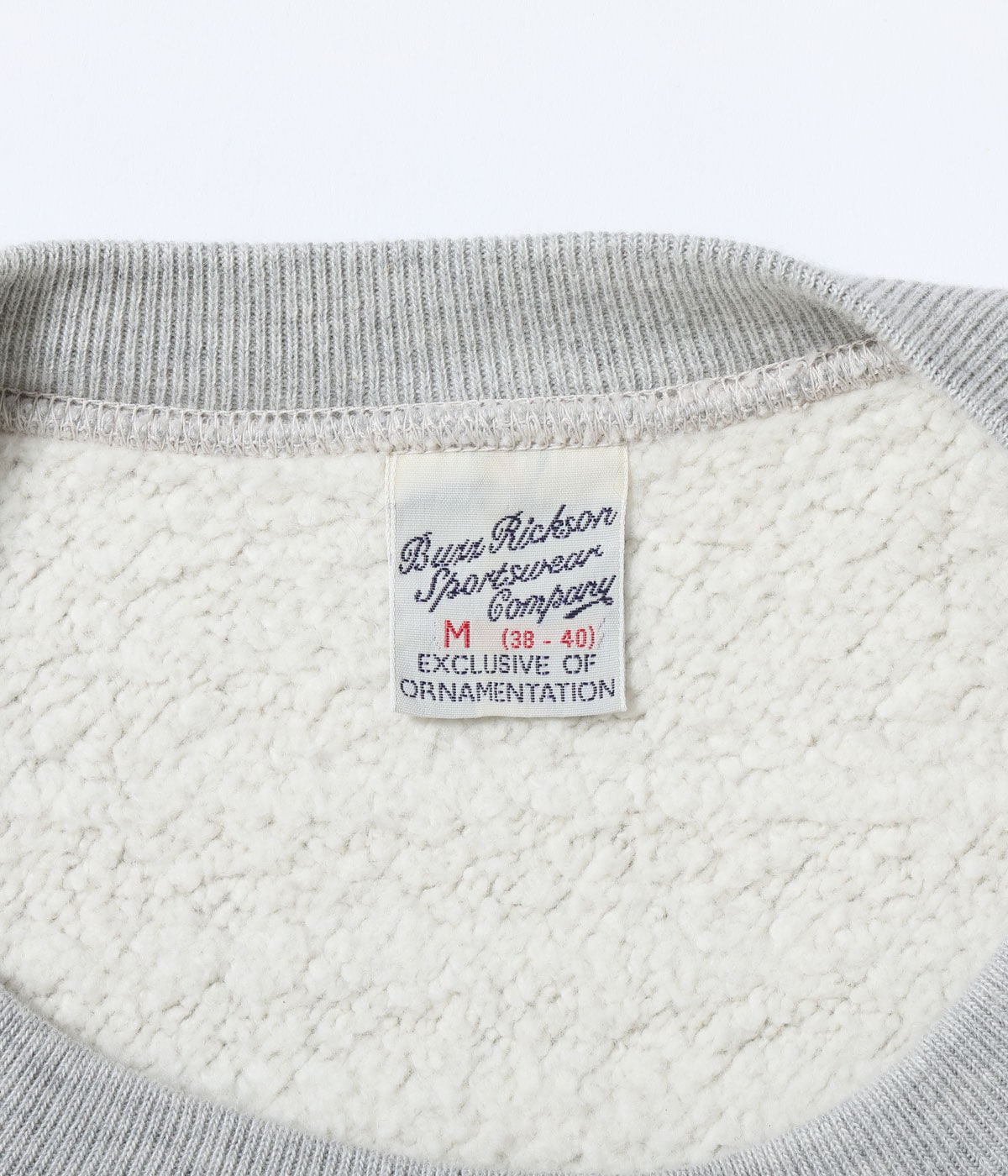 BUZZ RICKSON'S / Lot No. BR69645 / HORIZONTAL KNITTING SWEAT SHIRT “CVA-67 J.F. KENNEDY”