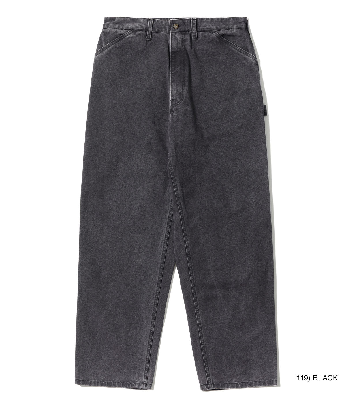 SUGAR CANE / TUF-NUT COTTON DUCK WORK PANTS AGING MODEL