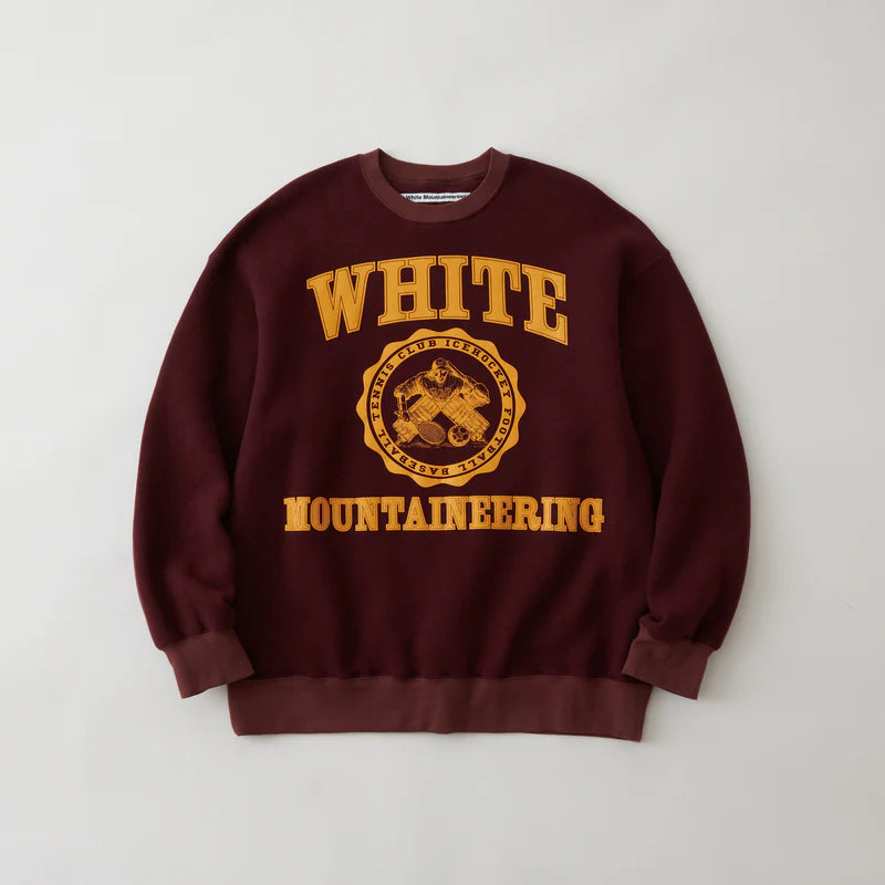 White Mountaineering / COLLEGE LOGO SWEAT SHIRT