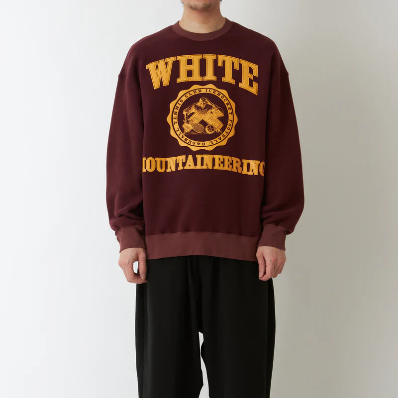 White Mountaineering / COLLEGE LOGO SWEAT SHIRT