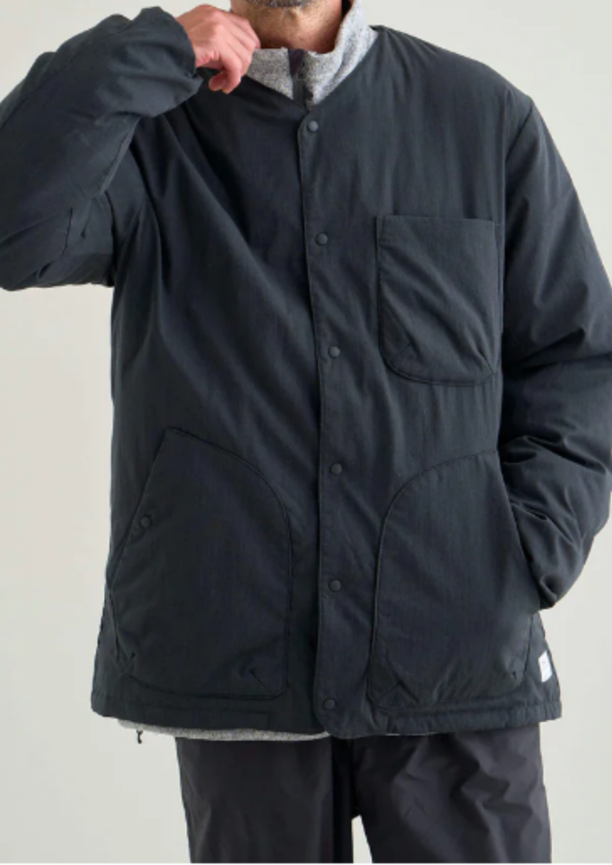 NANGA / HINOC RIPSTOP INNER DOWN CARDIGAN