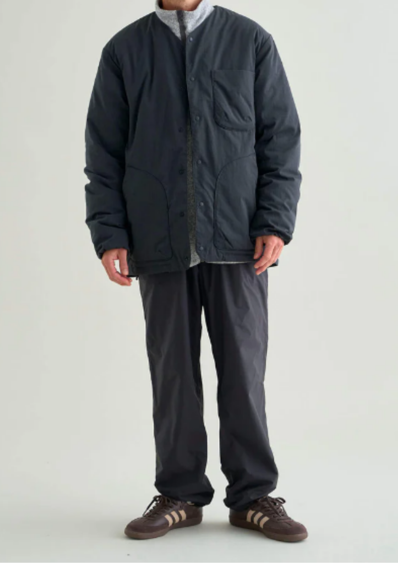 NANGA / HINOC RIPSTOP INNER DOWN CARDIGAN