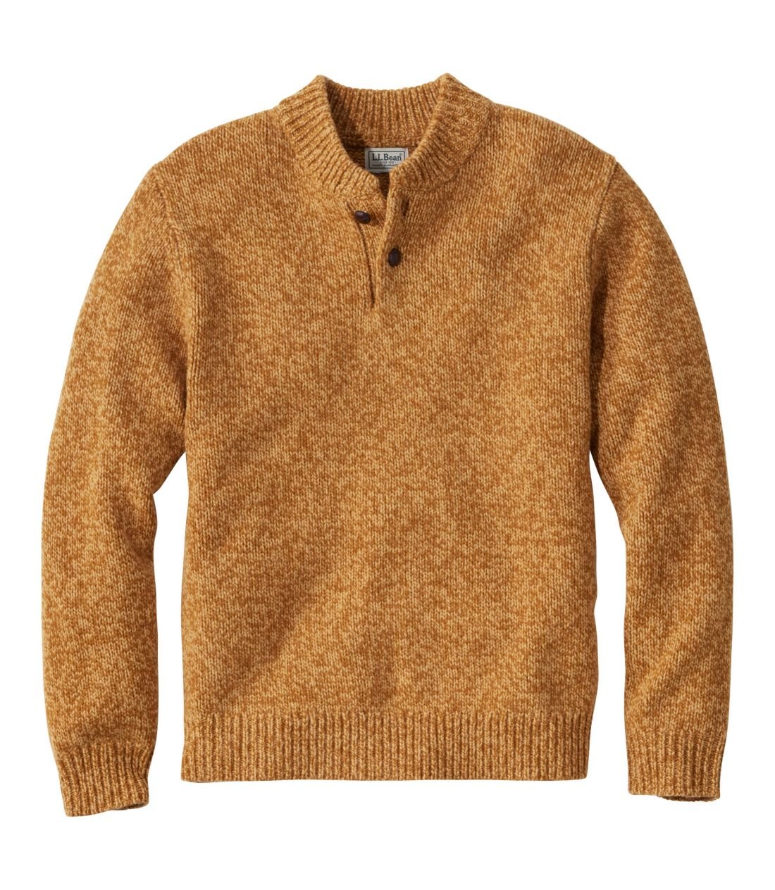 L.L.Bean / Men's L.L.Bean Classic Ragg Wool Sweater, Henley
