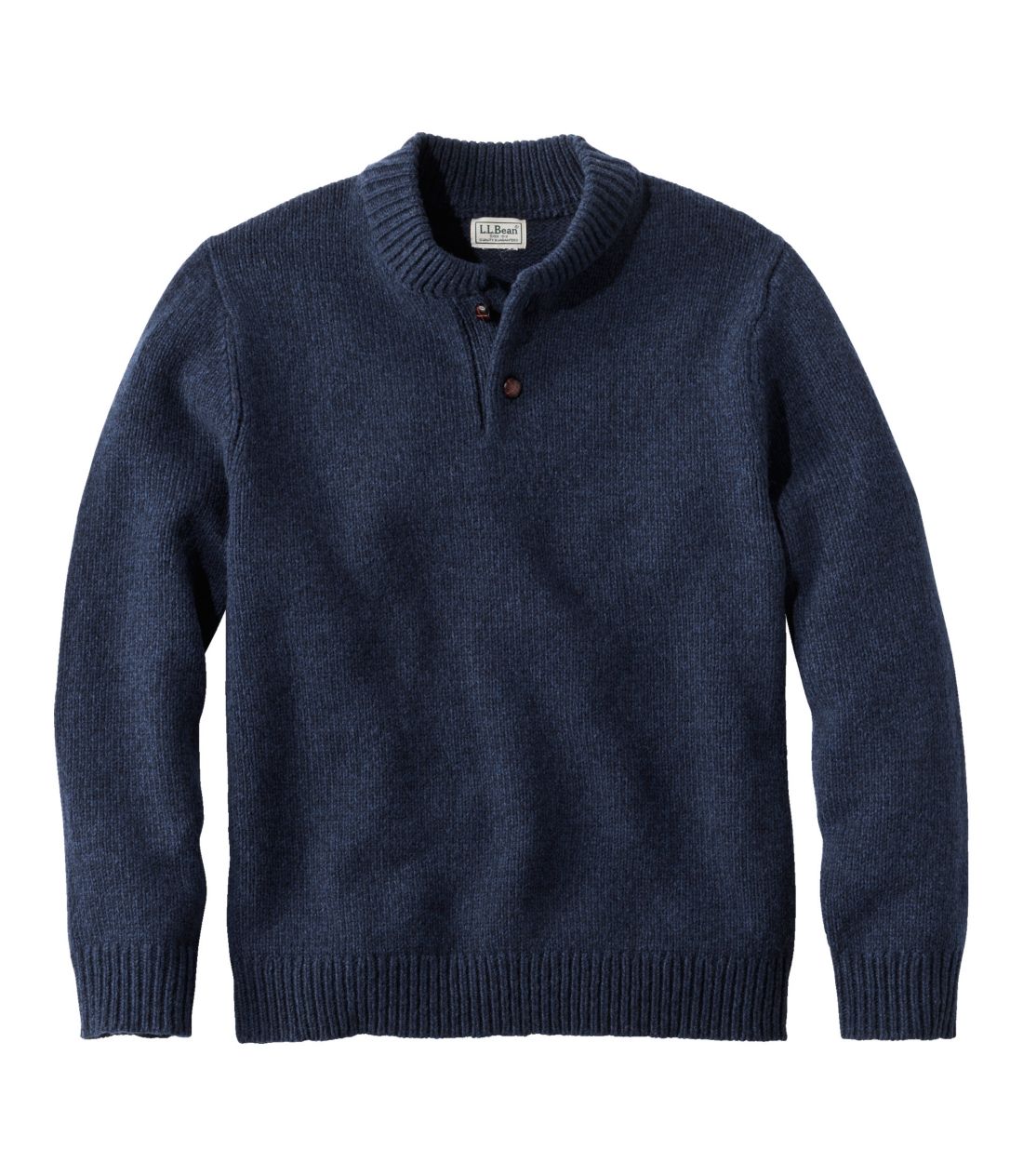 L.L.Bean / Men's L.L.Bean Classic Ragg Wool Sweater, Henley