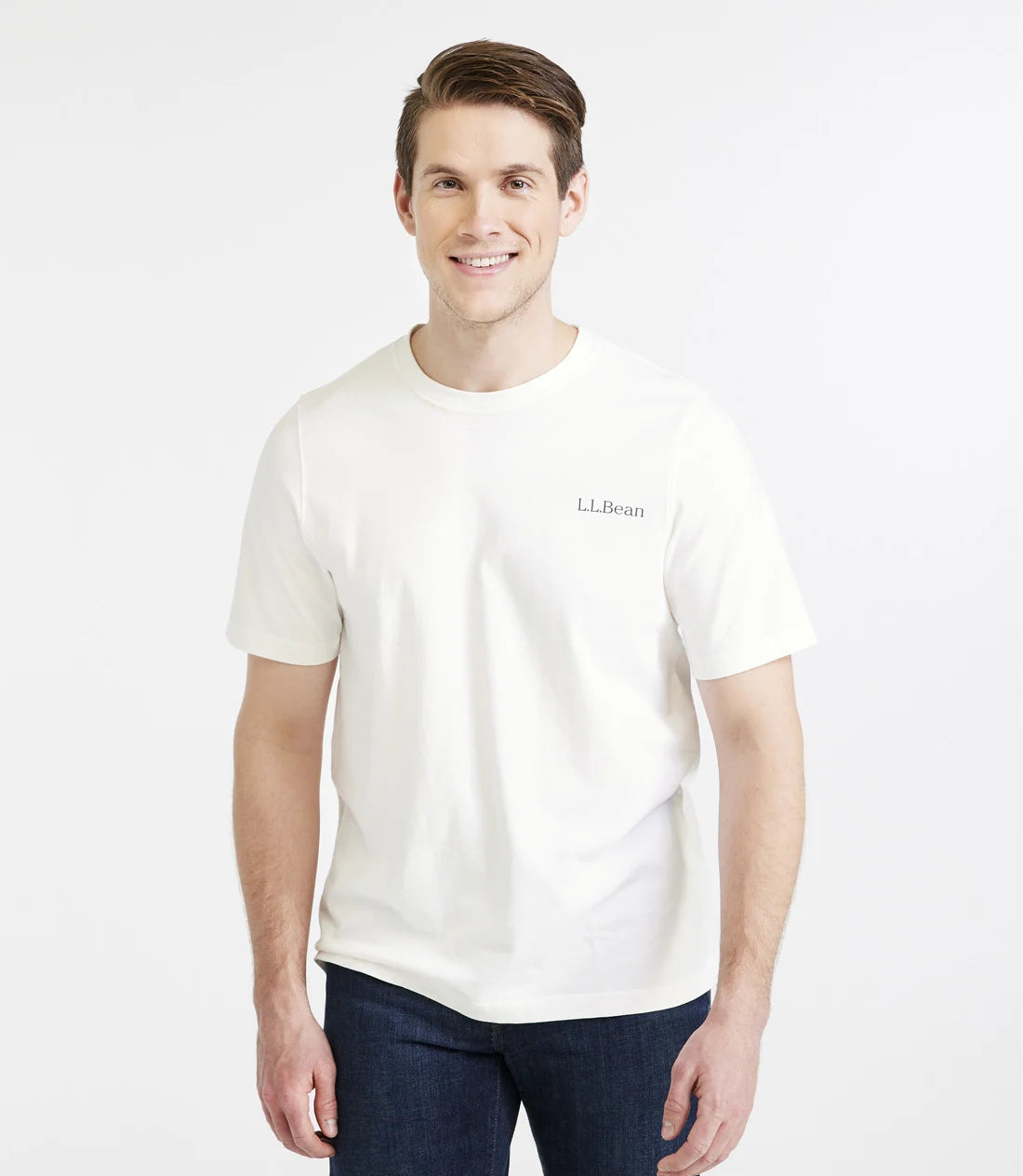 L.L.Bean / Men's Japan Fit Carefree Unshrinkable Tee, Short-Sleeve Graphic 1