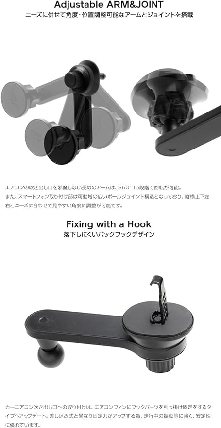 ROOT CO. / PLAY EZ1 MagSafe Wireless Car Charger(ブラック)