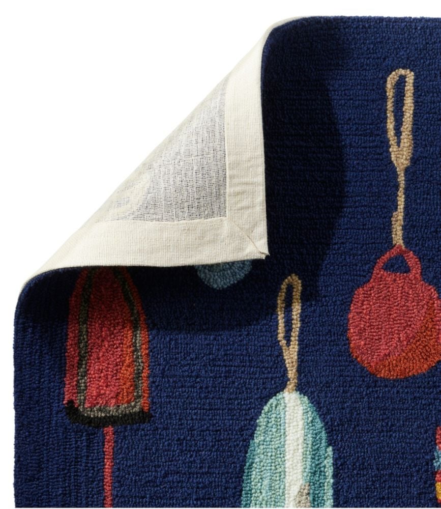 L.L.Bean / Indoor/Outdoor Vacationland Rug Buoys