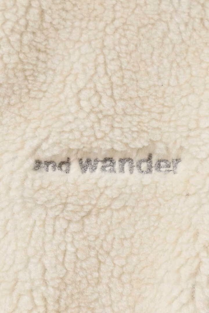 and wander / Daijiro OHARA map key boa jacket