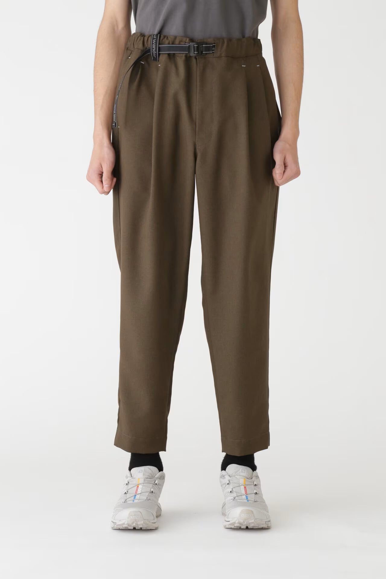 and wander / PE melange twill pants