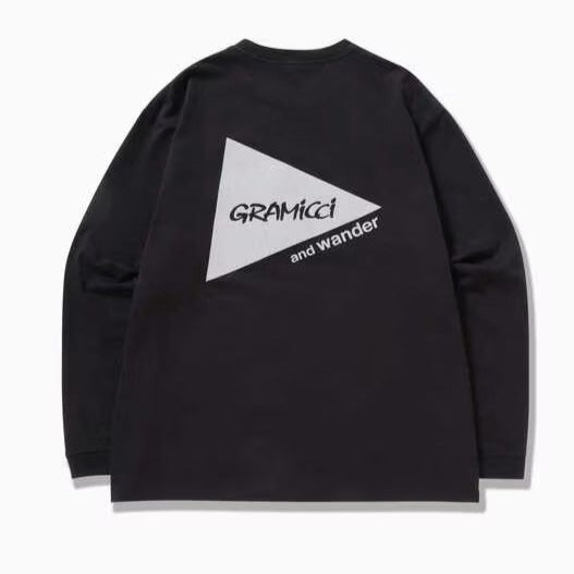 and wander / GRAMICCI × and wander backprint LS tee