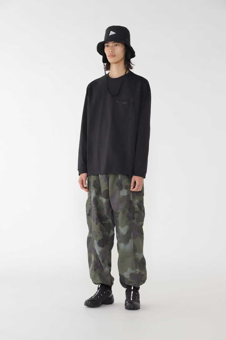 and wander / GRAMICCI × and wander backprint LS tee