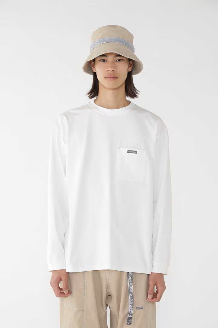 and wander / GRAMICCI × and wander backprint LS tee