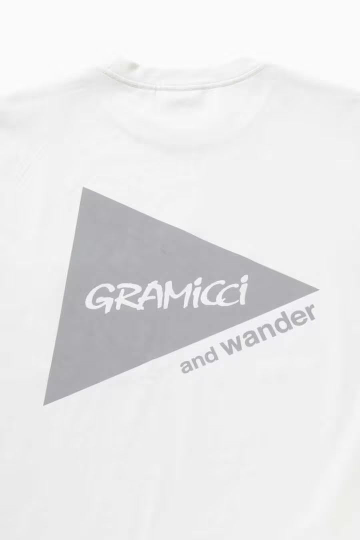 and wander / GRAMICCI × and wander backprint LS tee
