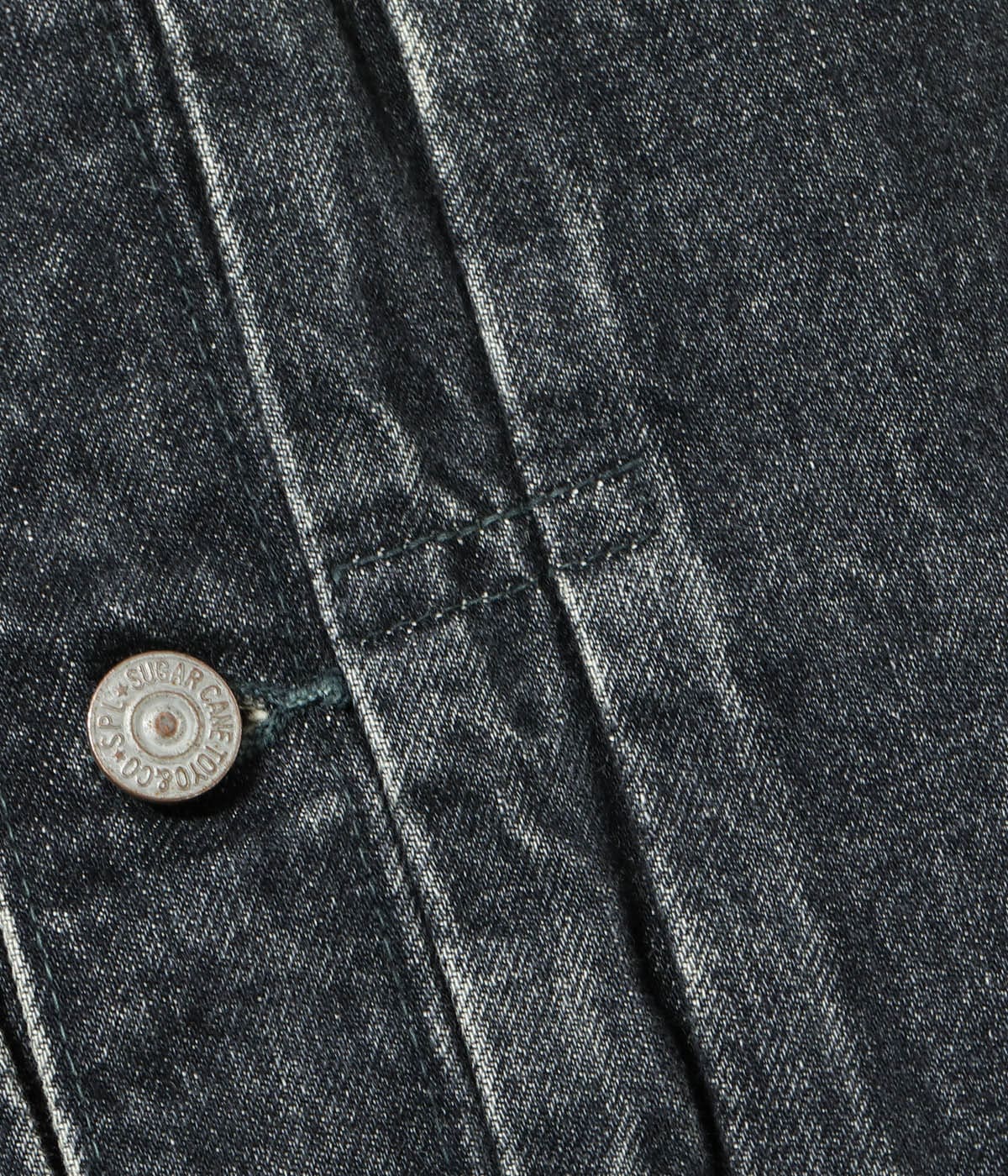 SUGAR CANE / Lot No. SC15650H / 14.25oz. BLACK DENIM JACKET 1953 AGED MODEL