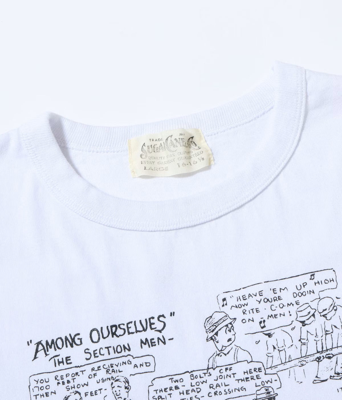 SUGAR CANE / Lot No. SC79584 / 1920's CARTOON T-SHIRT “AMONG OURSELVES”