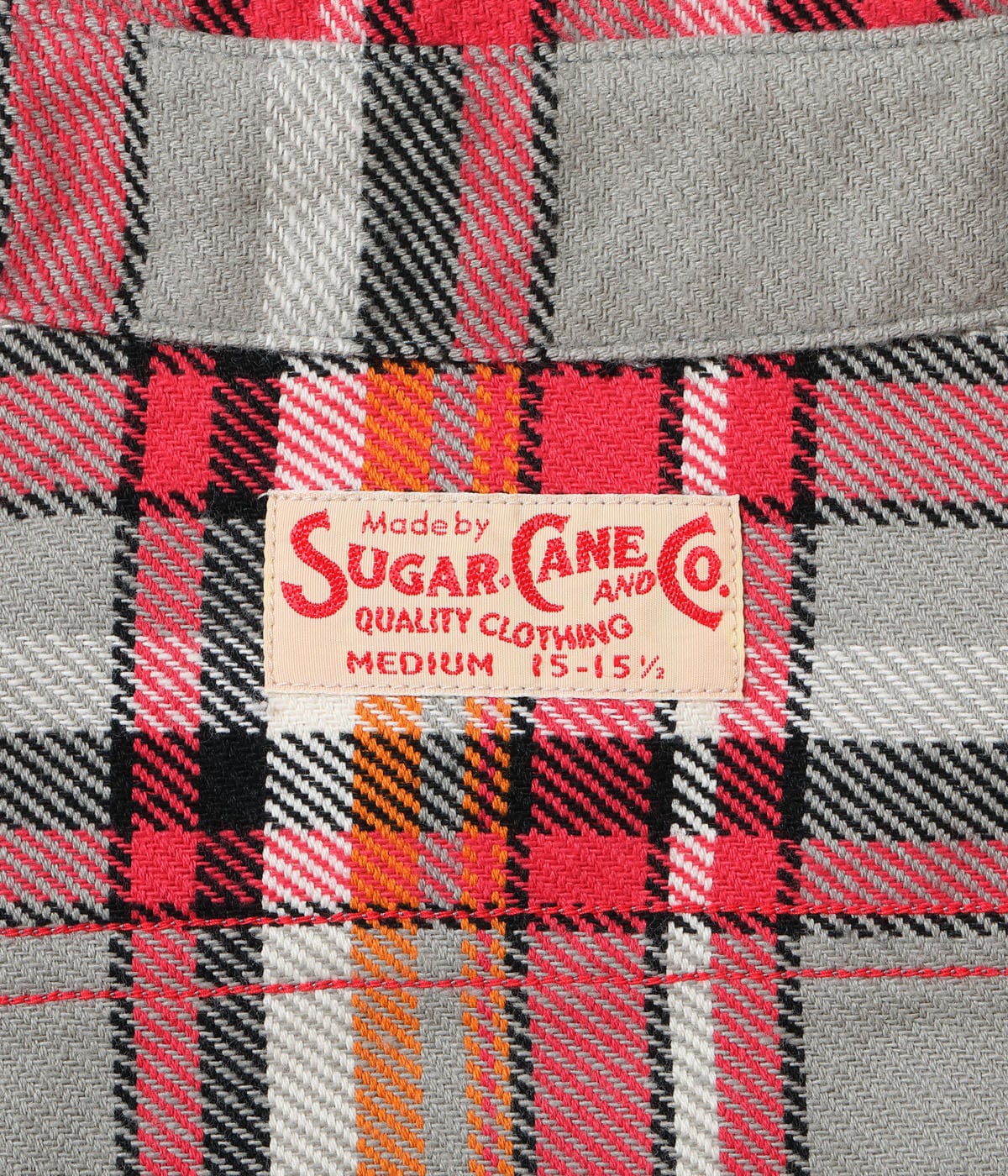 SUGAR CANE / Lot No. SC29565 / TWILL CHECK WORK SHIRT