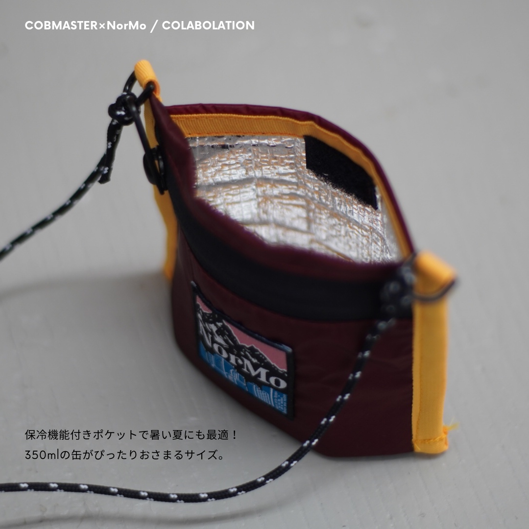 COBMASTER × NorMo/別注クージーサコッシュ