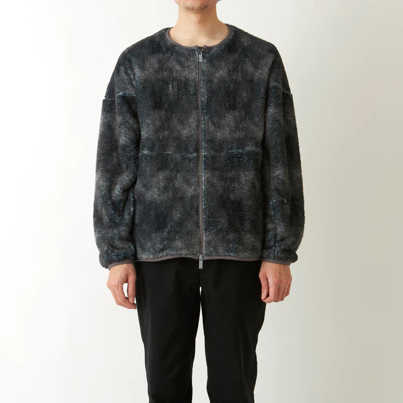 White Mountaineering / ABSTRUCT PATTERN FLEECE BLOUSON