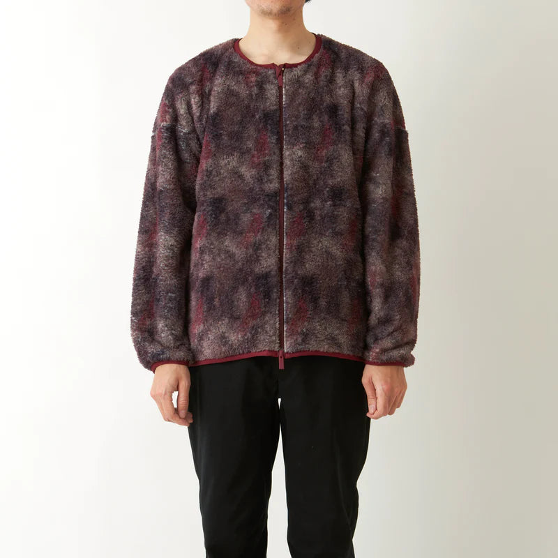 White Mountaineering / ABSTRUCT PATTERN FLEECE BLOUSON