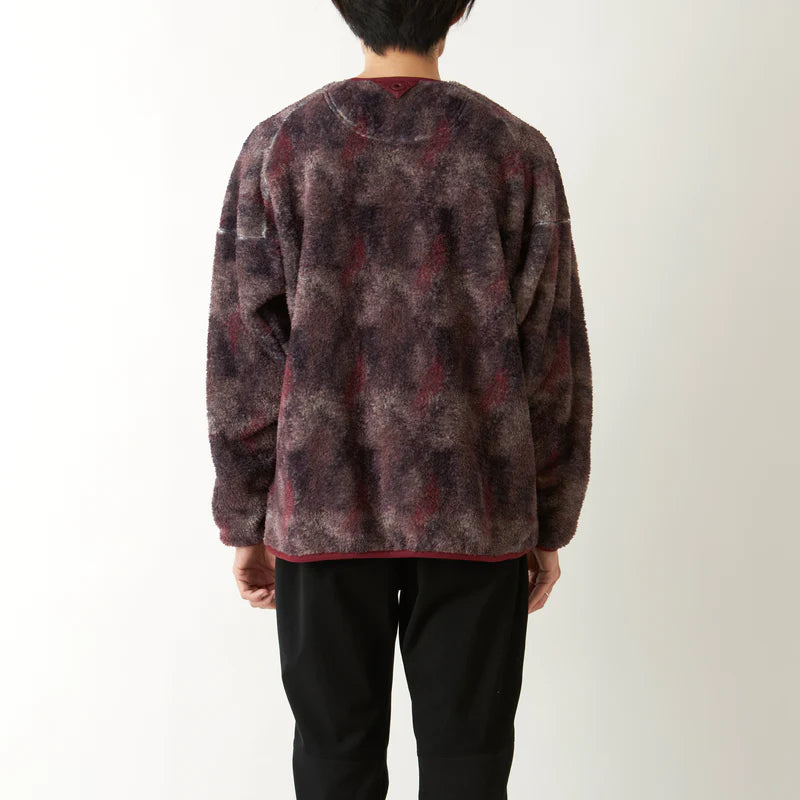 White Mountaineering / ABSTRUCT PATTERN FLEECE BLOUSON