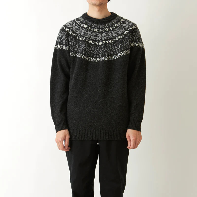 White Mountaineering / ROUND YORK FAIR ISLE SWEATER