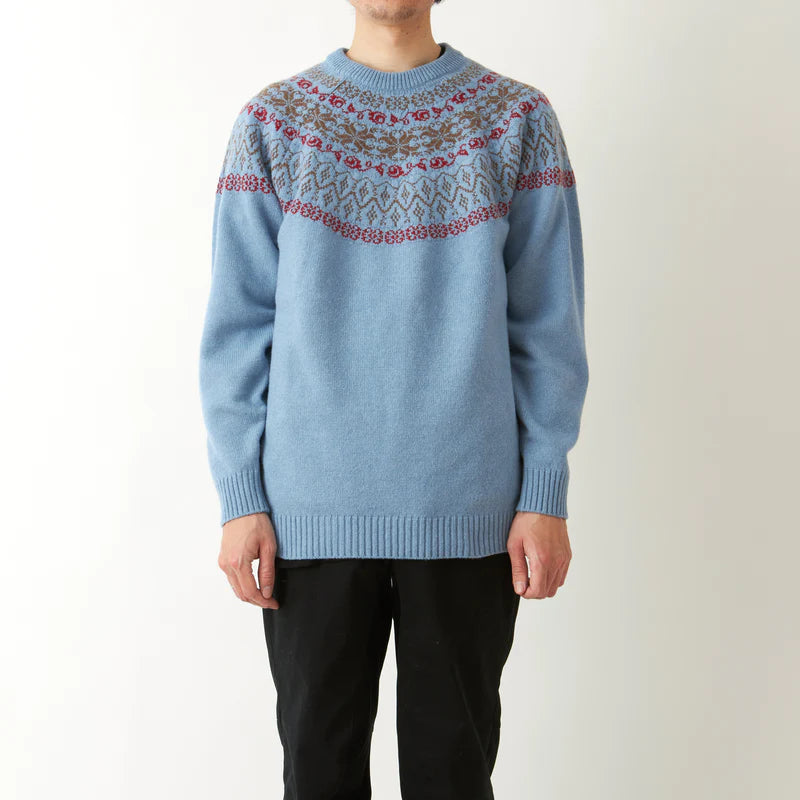 White Mountaineering / ROUND YORK FAIR ISLE SWEATER