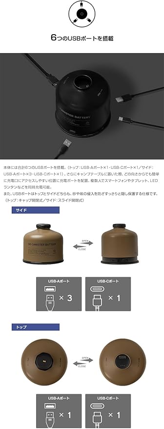ROOT CO. / PLAY OD CANISTER BATTERY (ブラック)