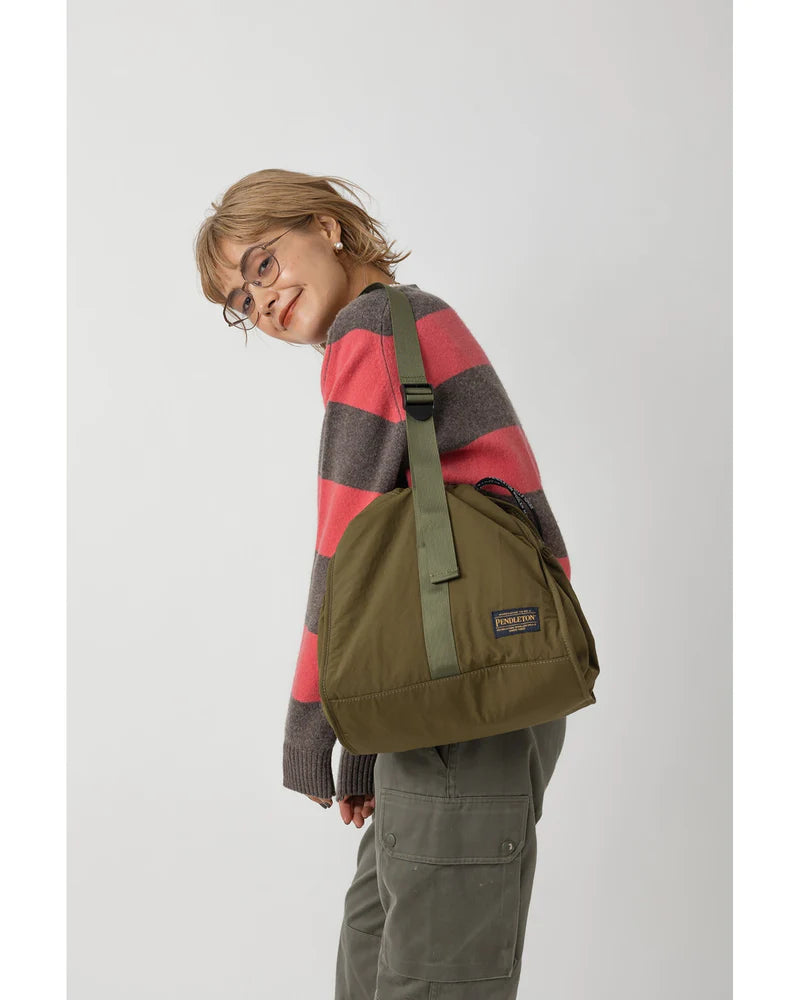 PENDLETON/ DRAW 2WAY BAG 【マリエ イナバ コラボバッグ】
