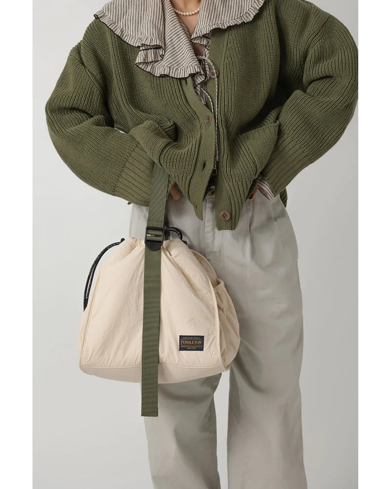 PENDLETON/ DRAW 2WAY BAG 【マリエ イナバ コラボバッグ】
