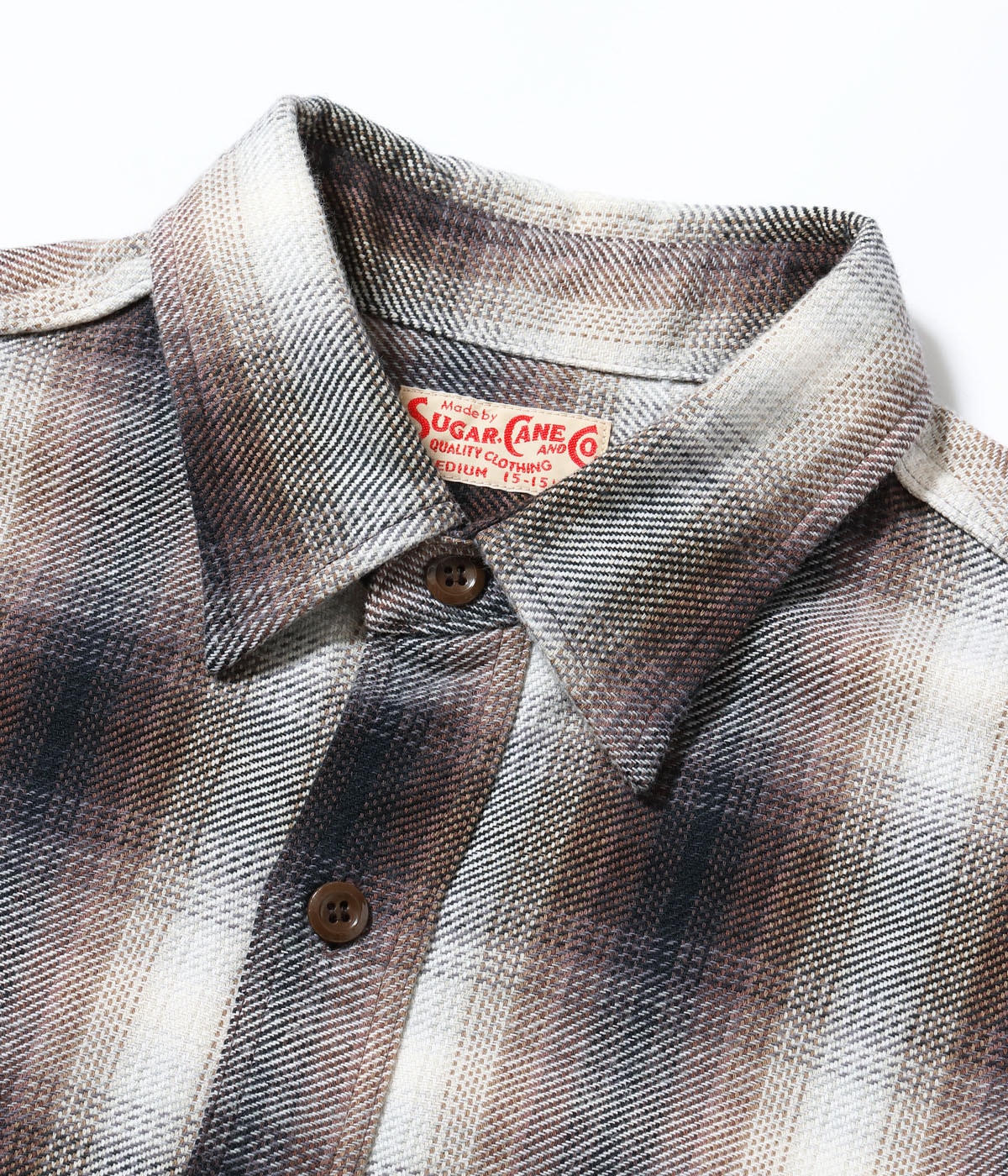 SUGAR CANE / Lot No. SC29561 / TWILL CHECK WORK SHIRT