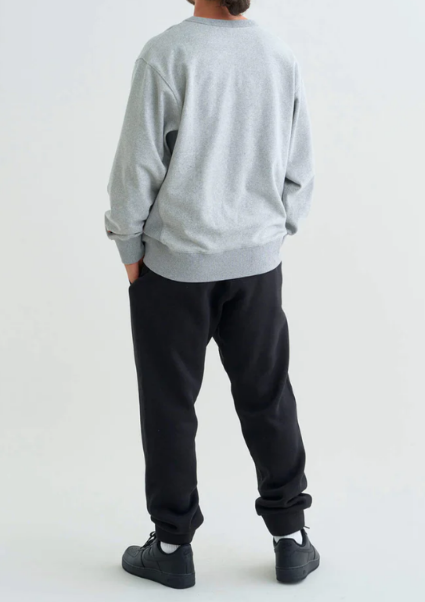 NANGA / ECO HYBRID MINI BOX LOGO EMBROIDERY SWEATSHIRT