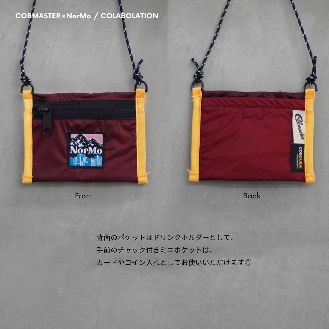 COBMASTER × NorMo/別注クージーサコッシュ
