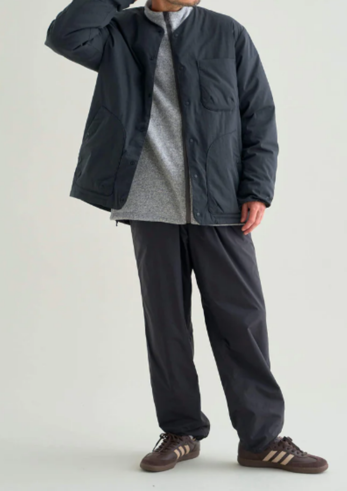 NANGA / HINOC RIPSTOP INNER DOWN CARDIGAN