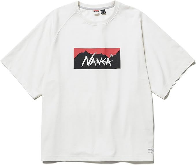 NANGA / ECO HYBRID BOX LOGO LOOSE FIT TEE