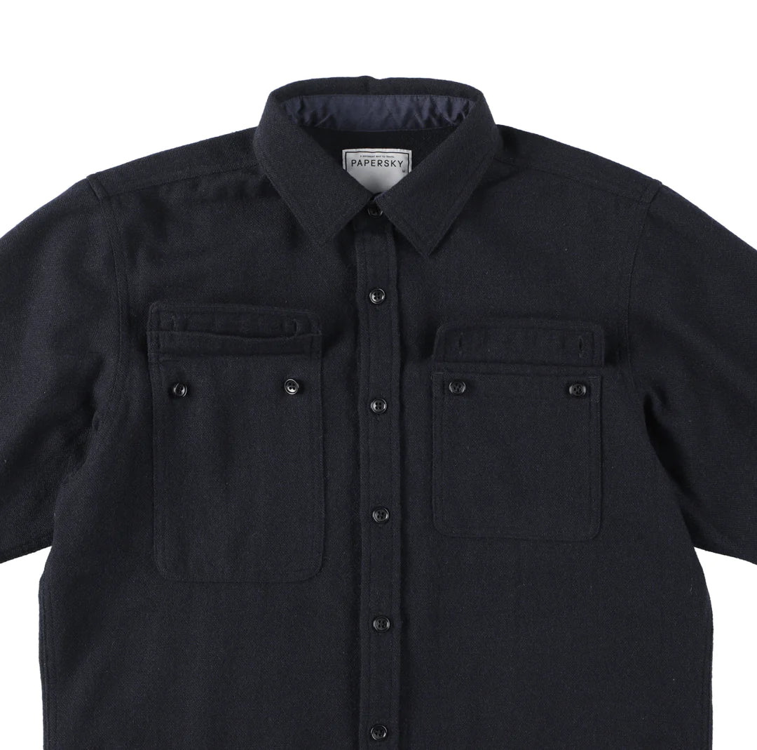 PAPERSKY / CORMORANT WOOL SHIRT 2023入荷
