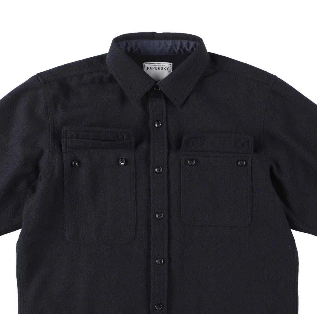 PAPERSKY / CORMORANT WOOL SHIRT 2025入荷