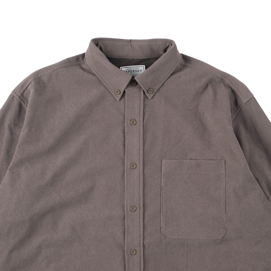 PAPERSKY / HIKE&BIKE CAVE CORDUROY BIG SHIRT