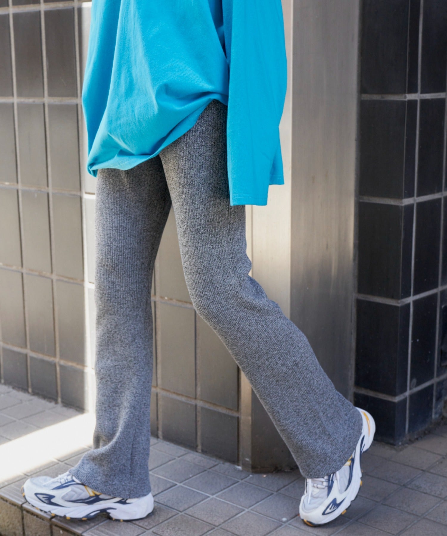 Auntierosa Holiday / リブニットパンツ