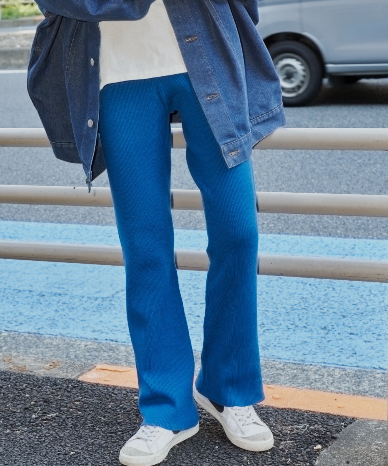 Auntierosa Holiday / リブニットパンツ