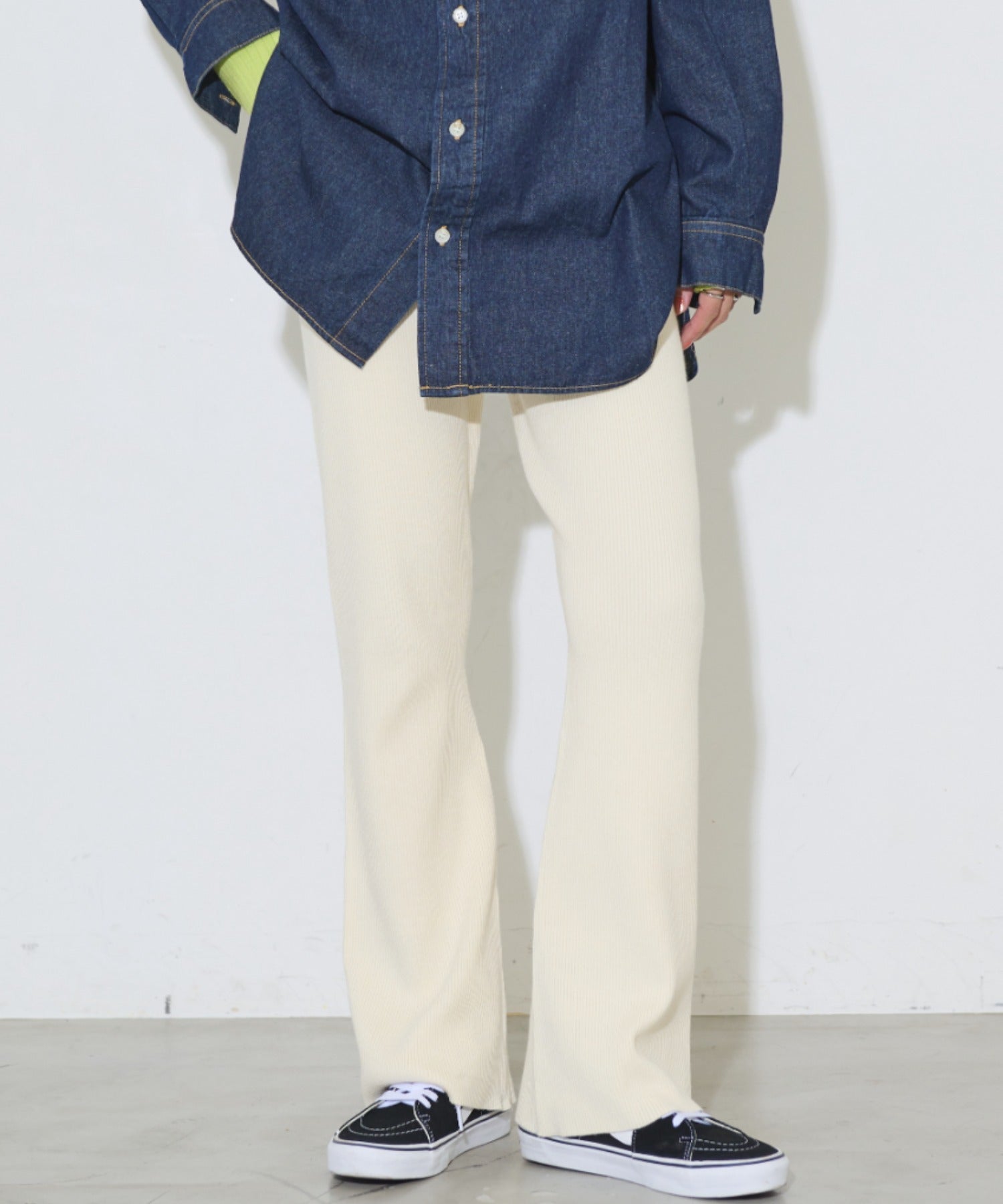 Auntierosa Holiday / リブニットパンツ