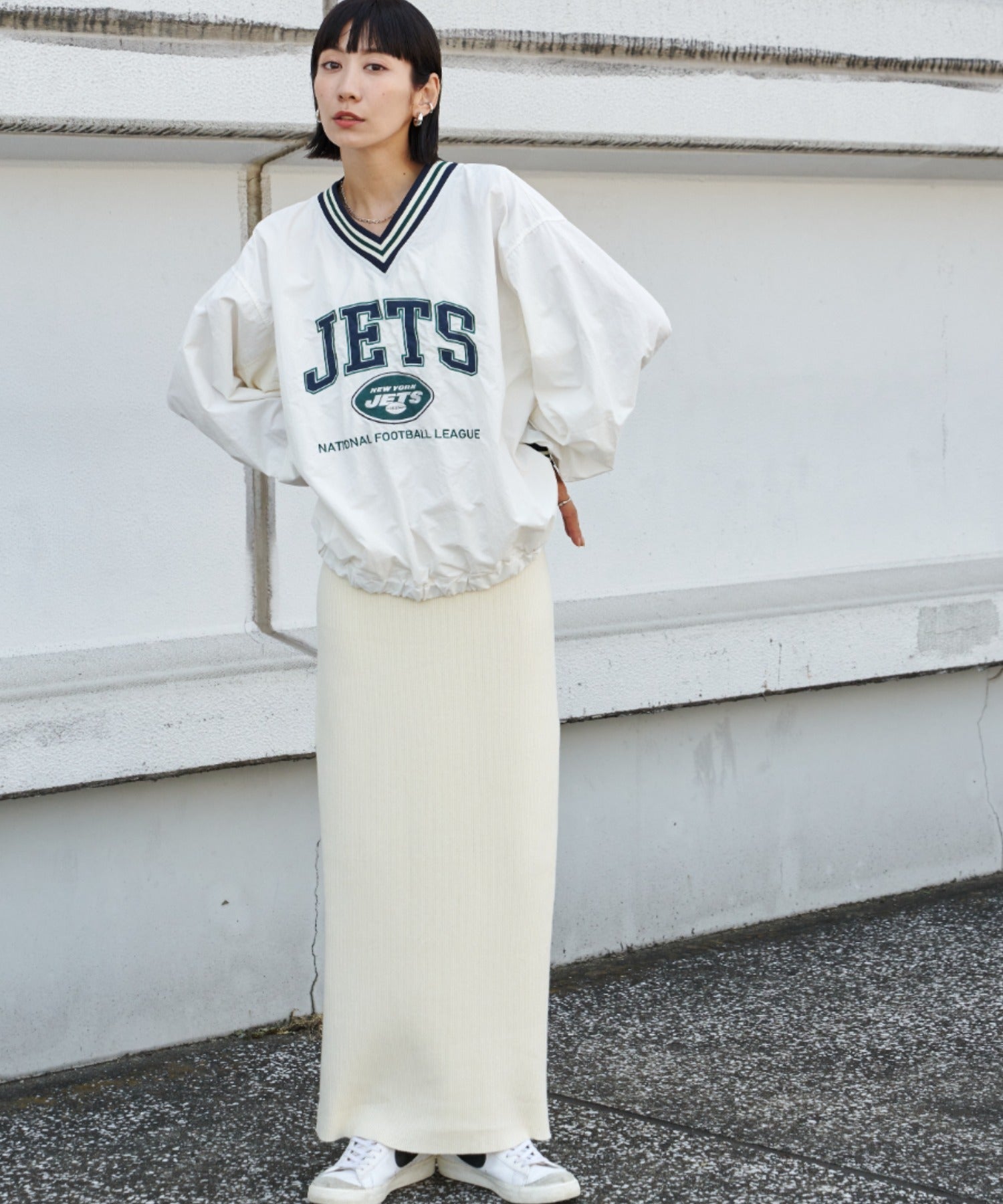 Auntierosa Holiday / リブニットナロースカート