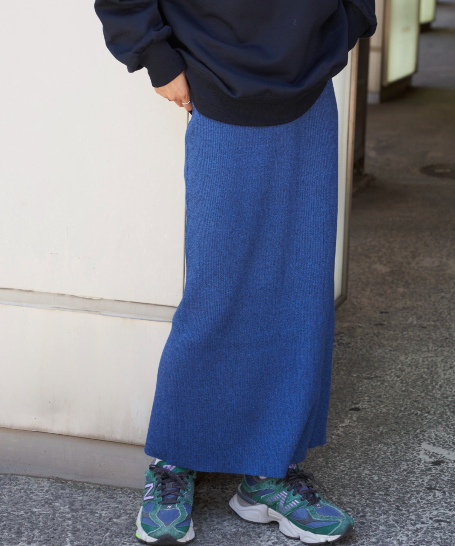 Auntierosa Holiday / リブニットナロースカート