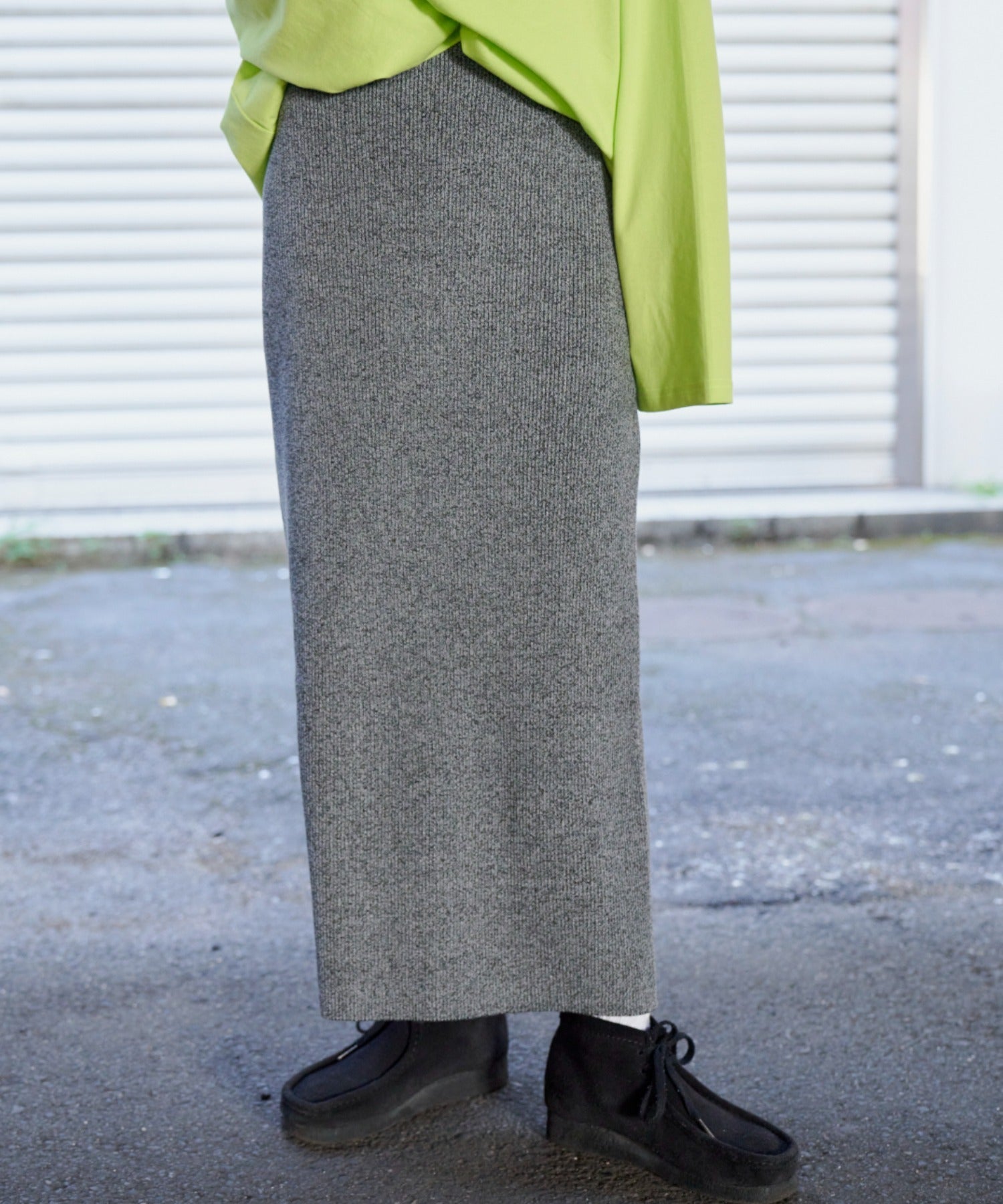 Auntierosa Holiday / リブニットナロースカート